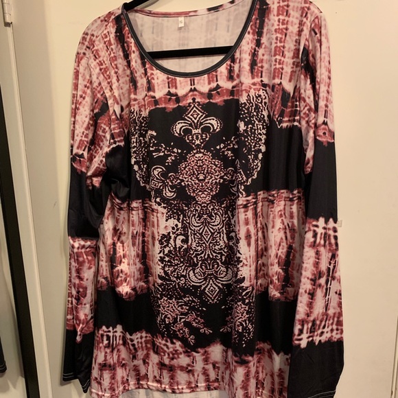 Tops - Boho Tie Dye & Print Tunic